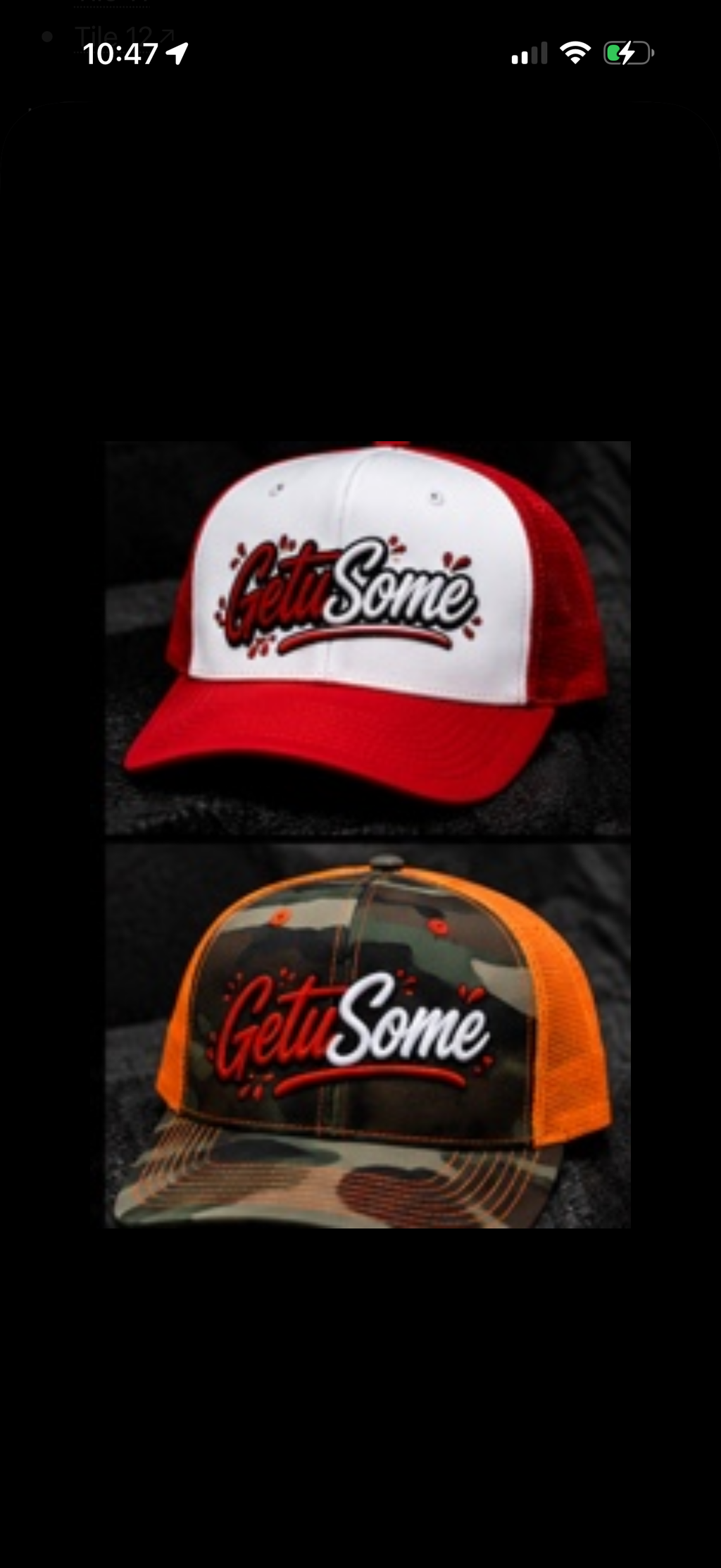 GETUSOME signature sweatshirts, leggings and snapback hats