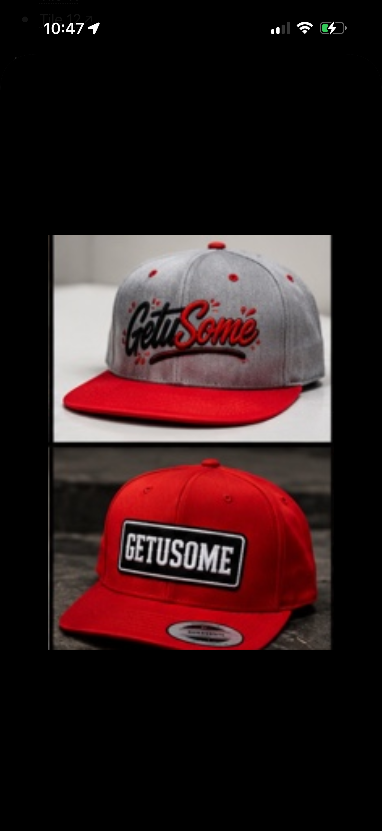 GETUSOME signature sweatshirts, leggings and snapback hats